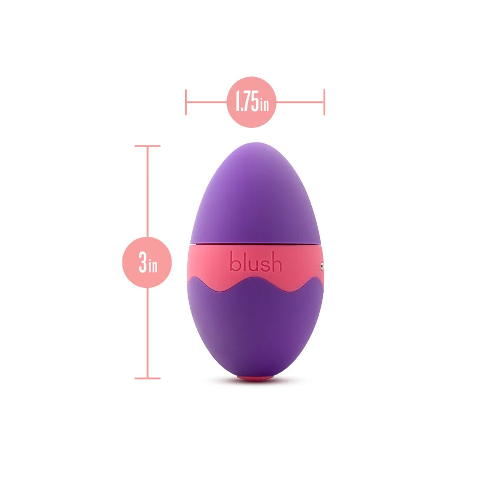 Blush Aria Flutter Tongue Purple Egg Vibrator - Image 6