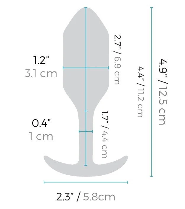 B-Vibe Vibrating Snug Plug 2 - Rose - Image 6