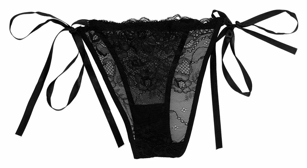 BANG! Power Panty Lace Panties, Bullet, & Blindfold Kit - Pink - Image 4