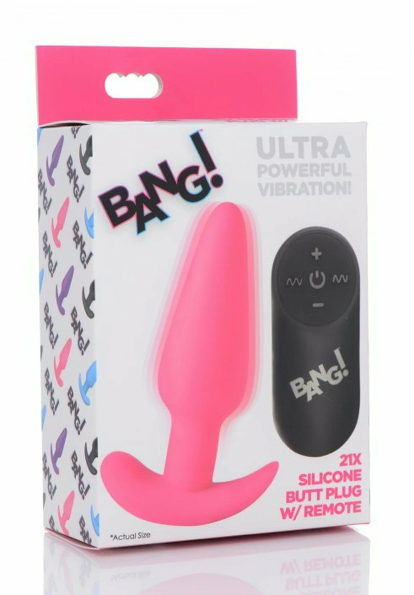 Bang! Remote Control Silicone Butt Plug