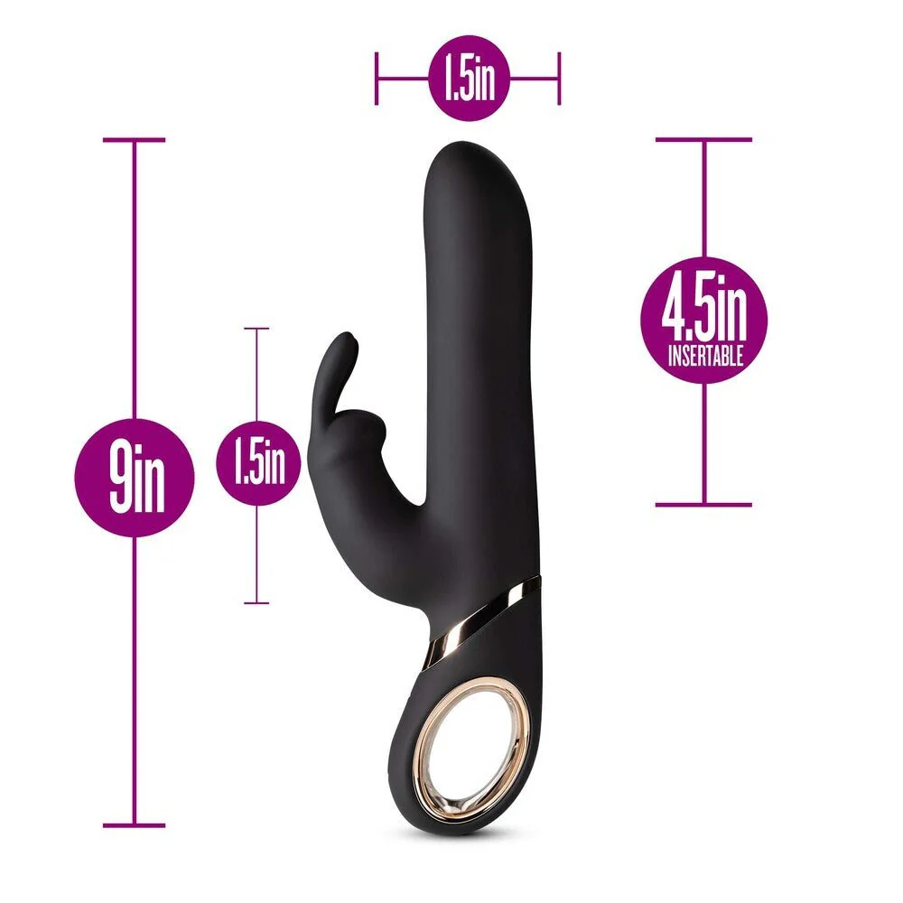 Blush Victoria Black Rabbit Vibrator - Image 5