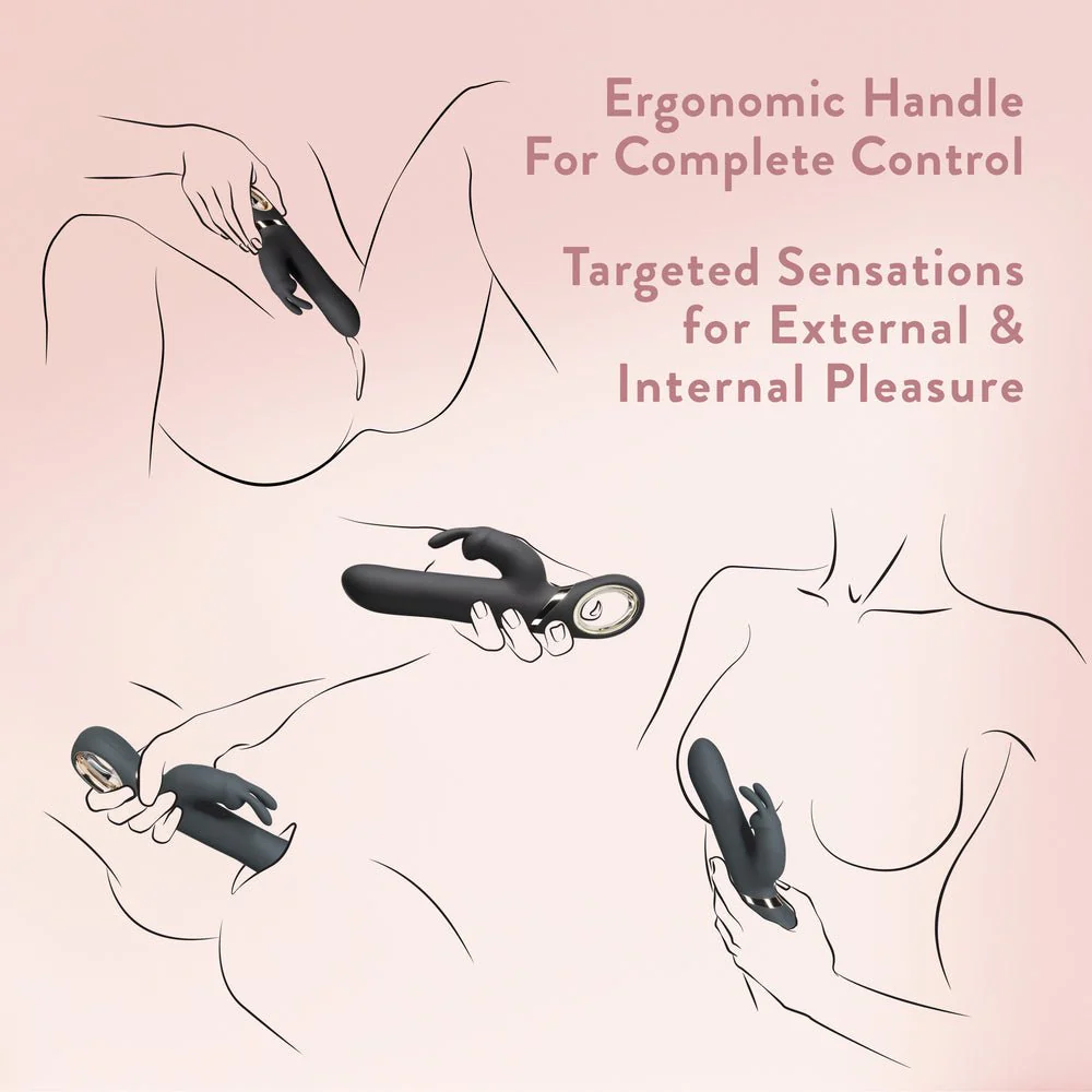 Blush Victoria Black Rabbit Vibrator - Image 8