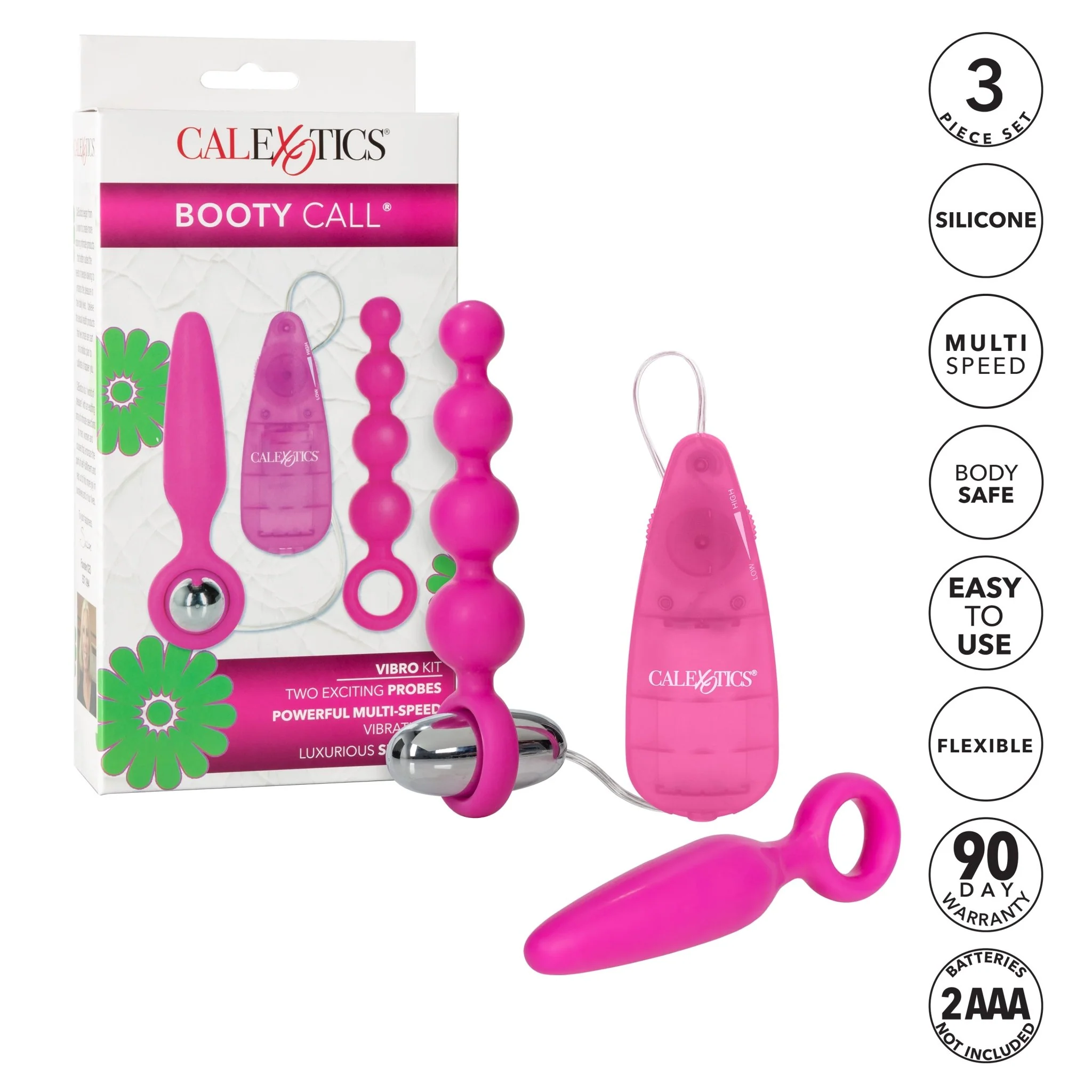 Booty Call Vibro Kit - Pink - Image 15