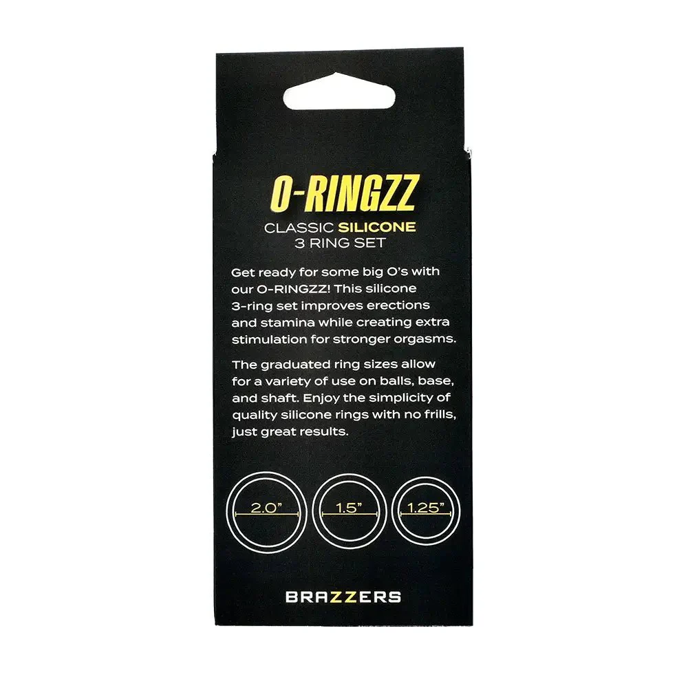 Brazzers O-Ringzz 3pc Silicone Ring Set - Image 4