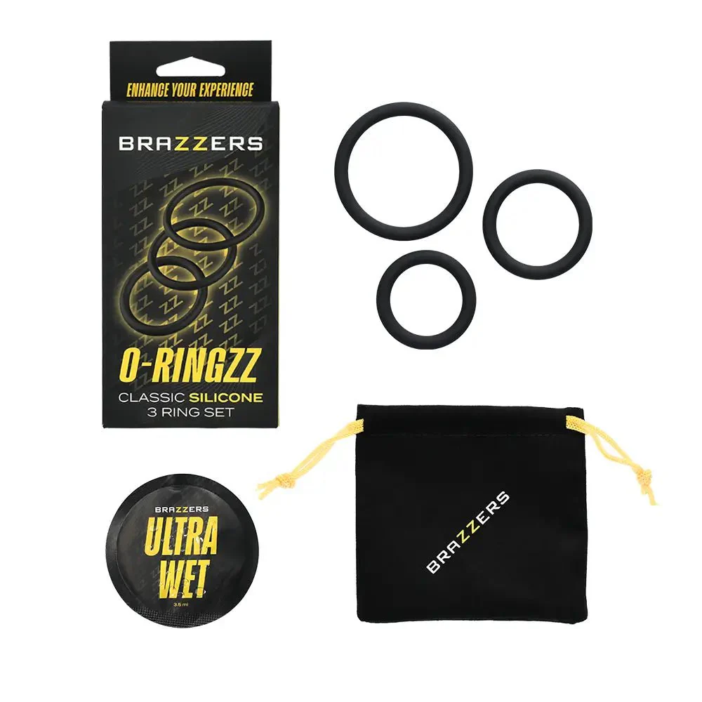 Brazzers O-Ringzz 3pc Silicone Ring Set - Image 5