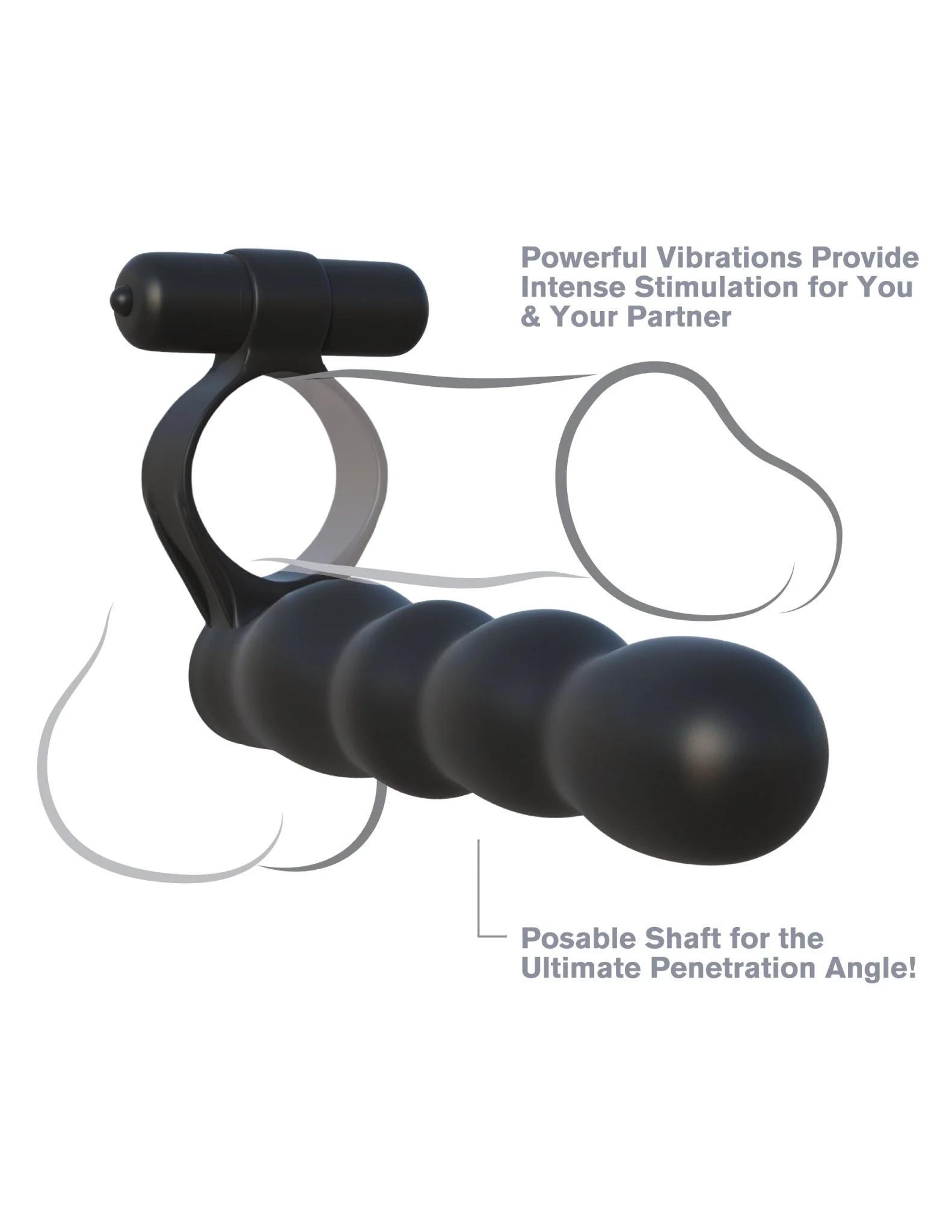 Fantasy C-Ringz Posable Partner Double Penetrator - Image 7
