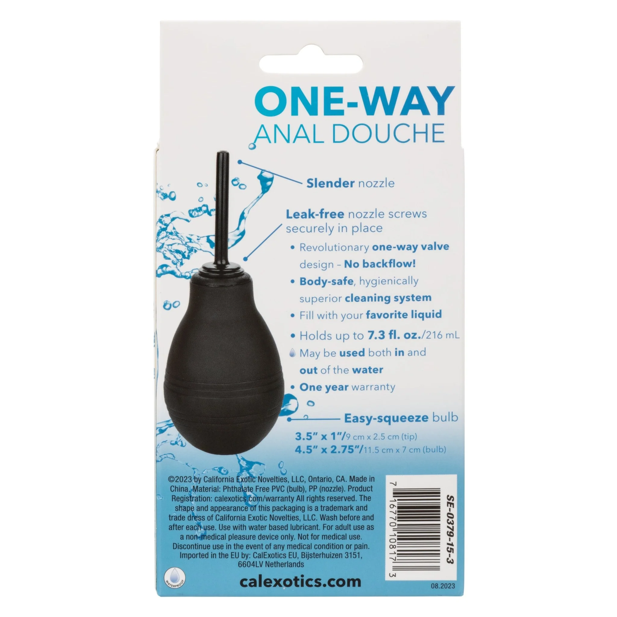 California Exotic One-Way Anal Douche - Image 2