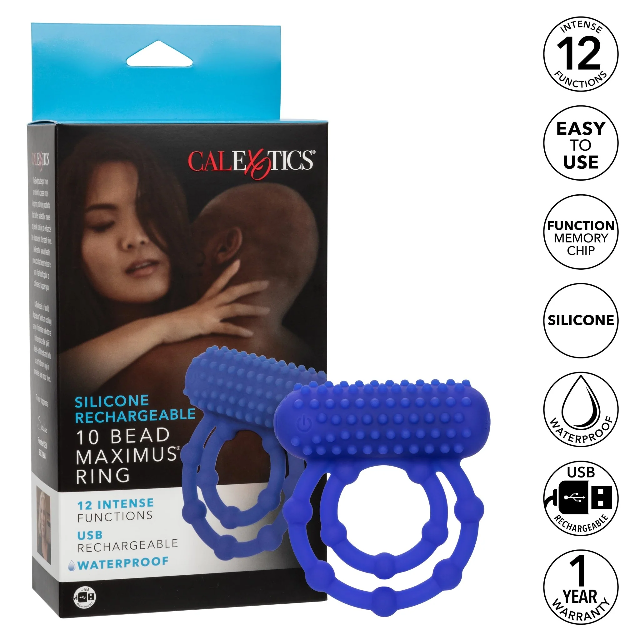 Couples Enhancers 10 Bead Maximus Ring - Image 8