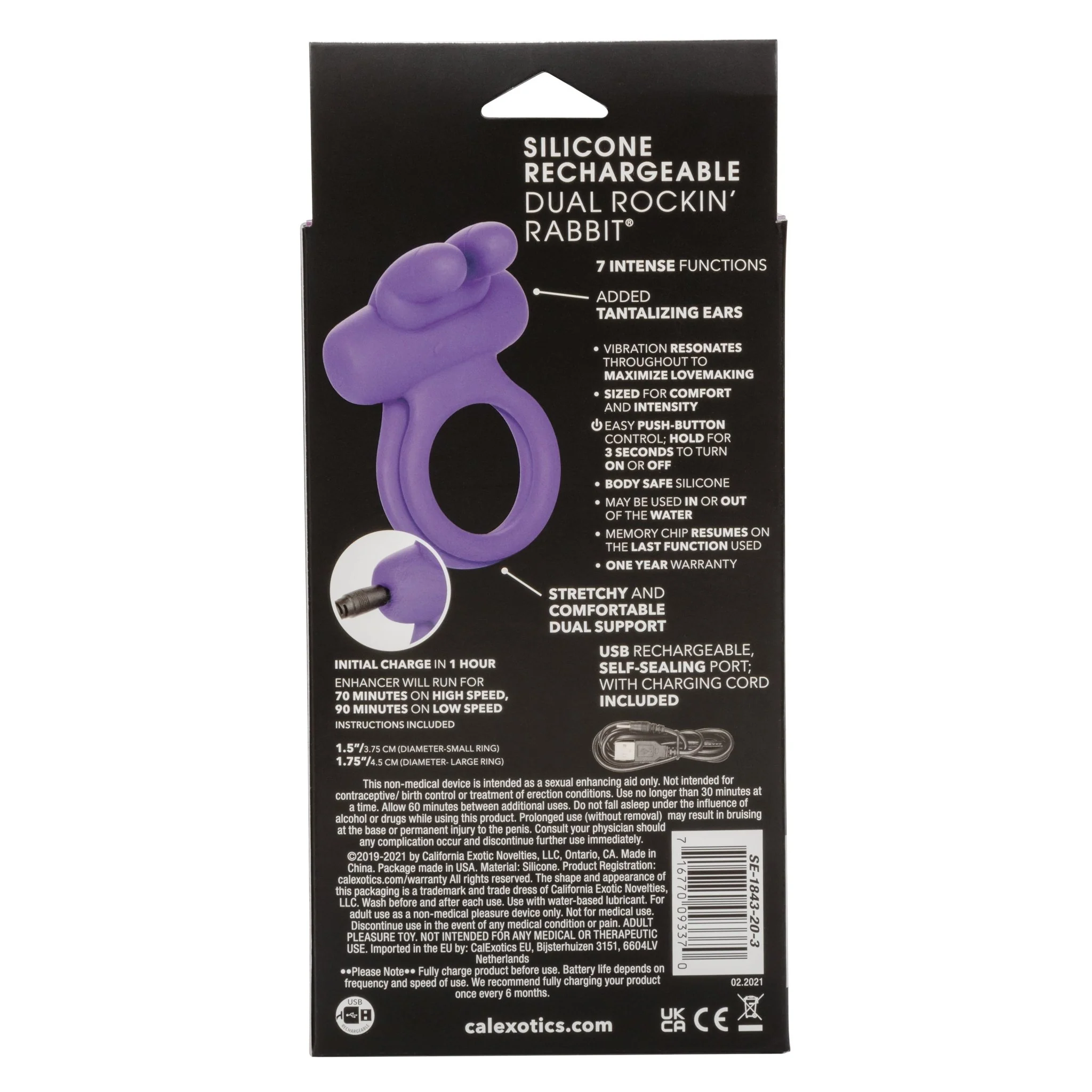 Couples Enhancers Dual Rockin’ Rabbit® Enhancer - Image 5