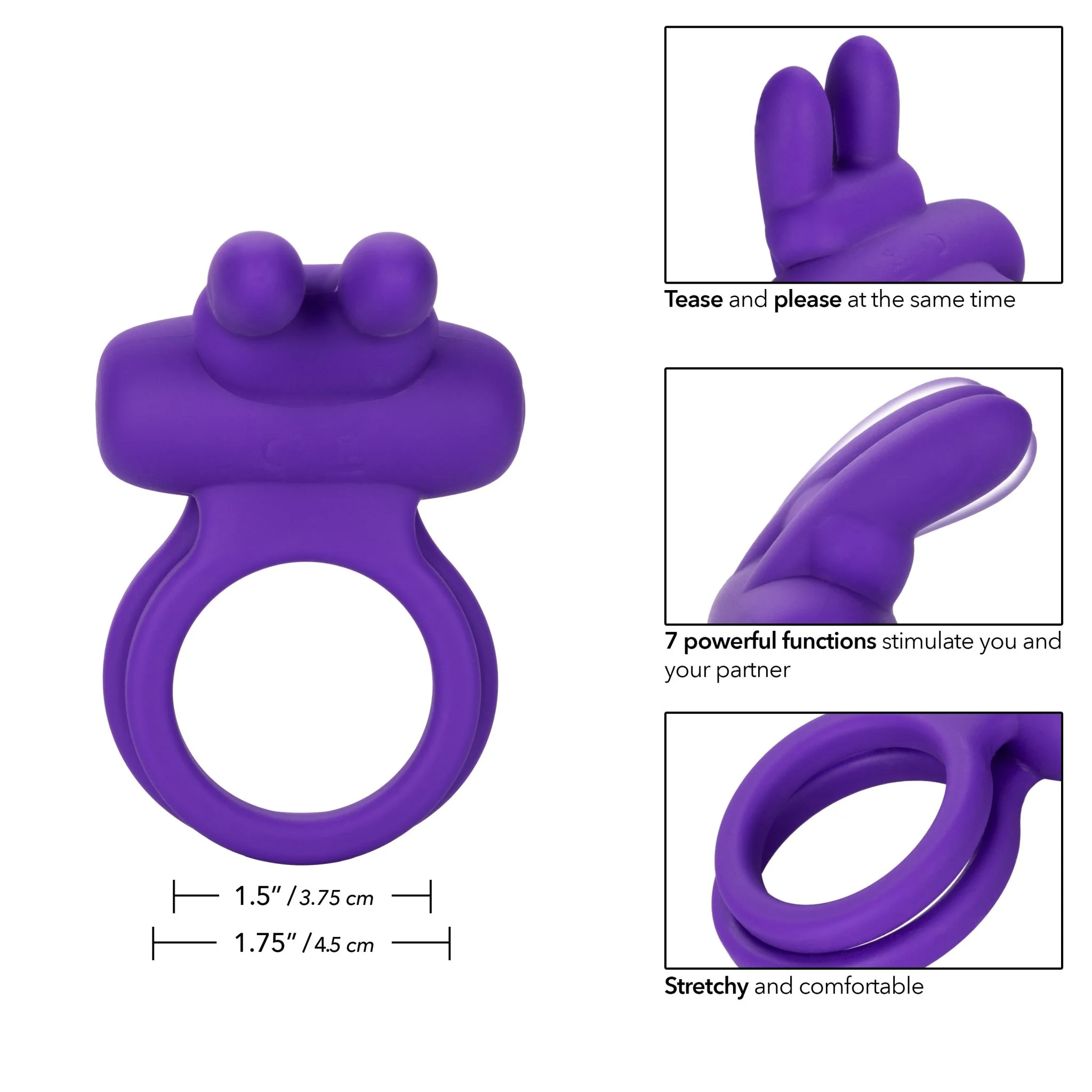 Couples Enhancers Dual Rockin’ Rabbit® Enhancer - Image 6