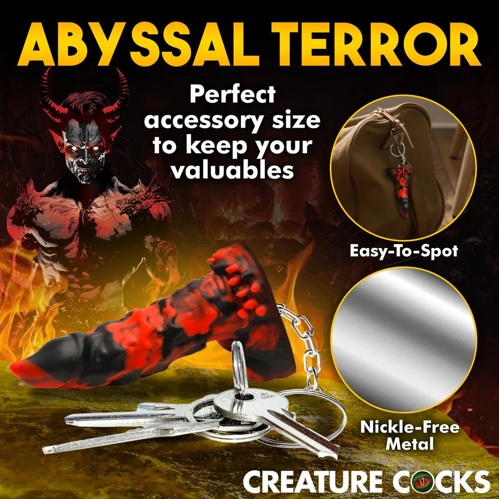 Creature Cocks Fire Demon Keychain - Image 7