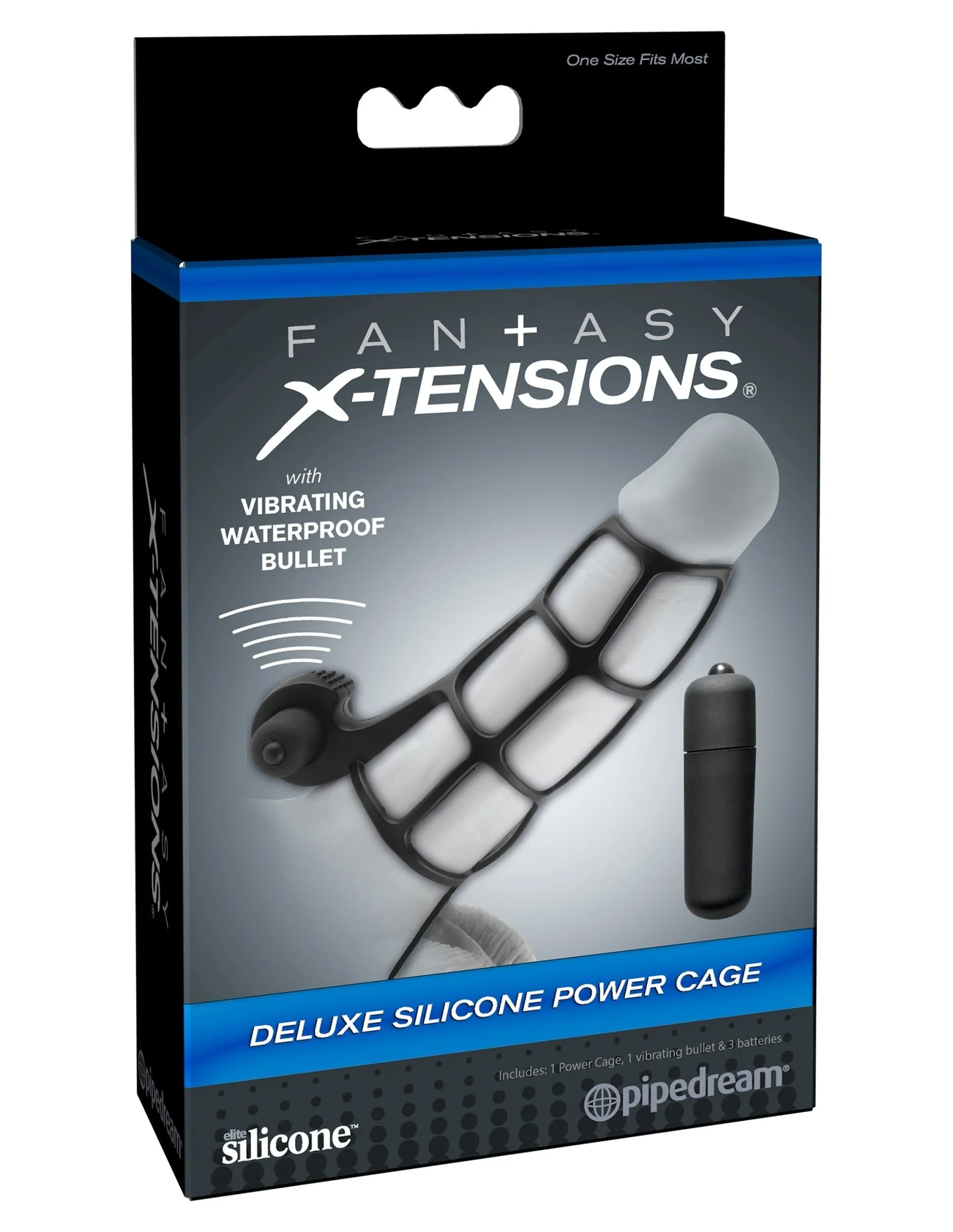 Fantasy X-Tensions Deluxe Siliconepower Cage - Black
