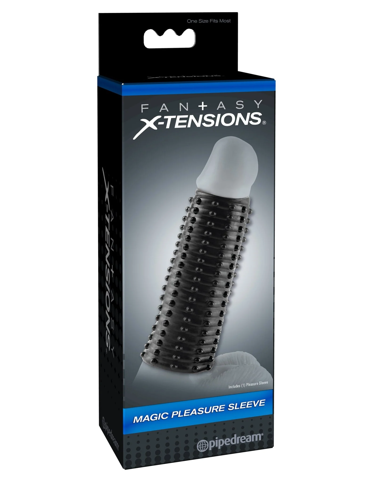 Fantasy X-Tensions Magic Pleasure Sleeve - Black