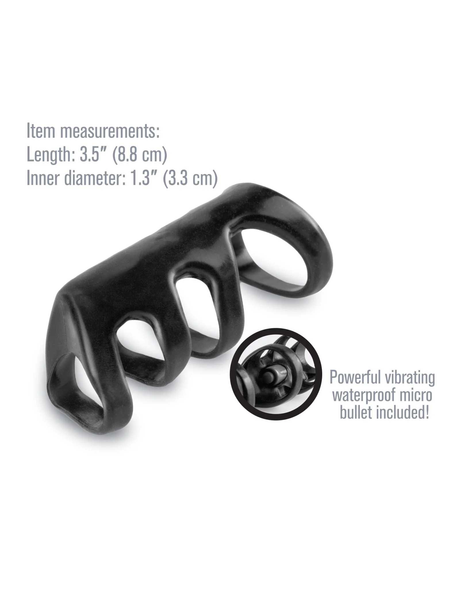 Fantasy X-Tensions Vibrating Powercage - Black - Image 4