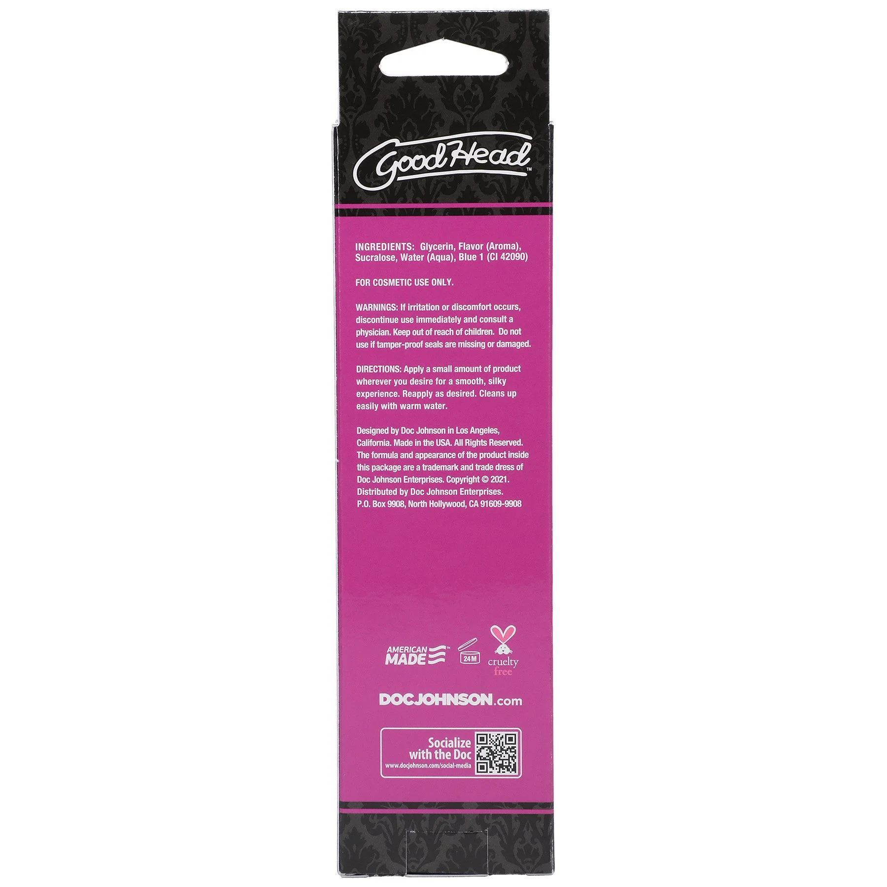Doc Johnson GoodHead Warming Oral Delight Gel - Image 9