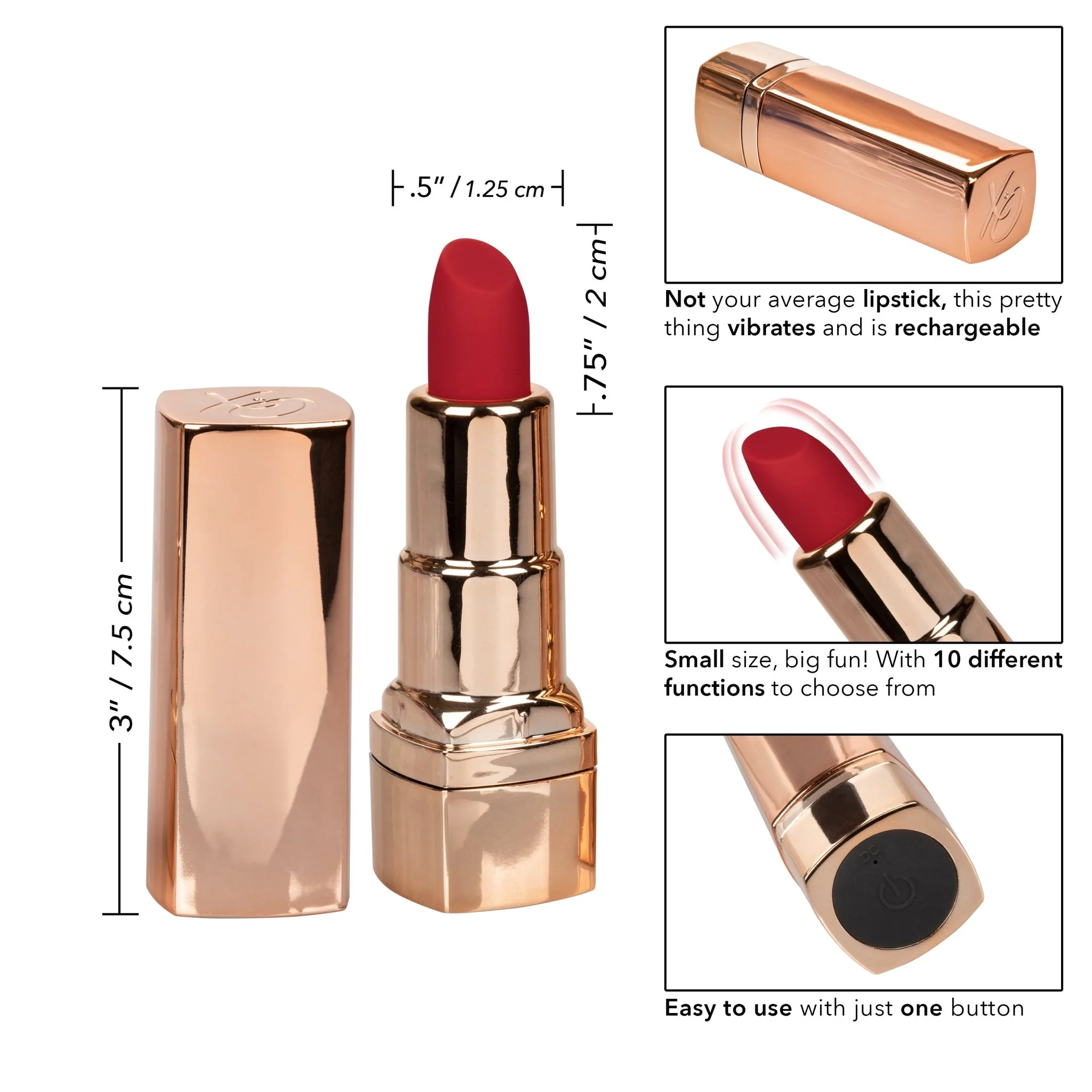 Hide & Play Rechargeable Lipstick Vibe - Image 8