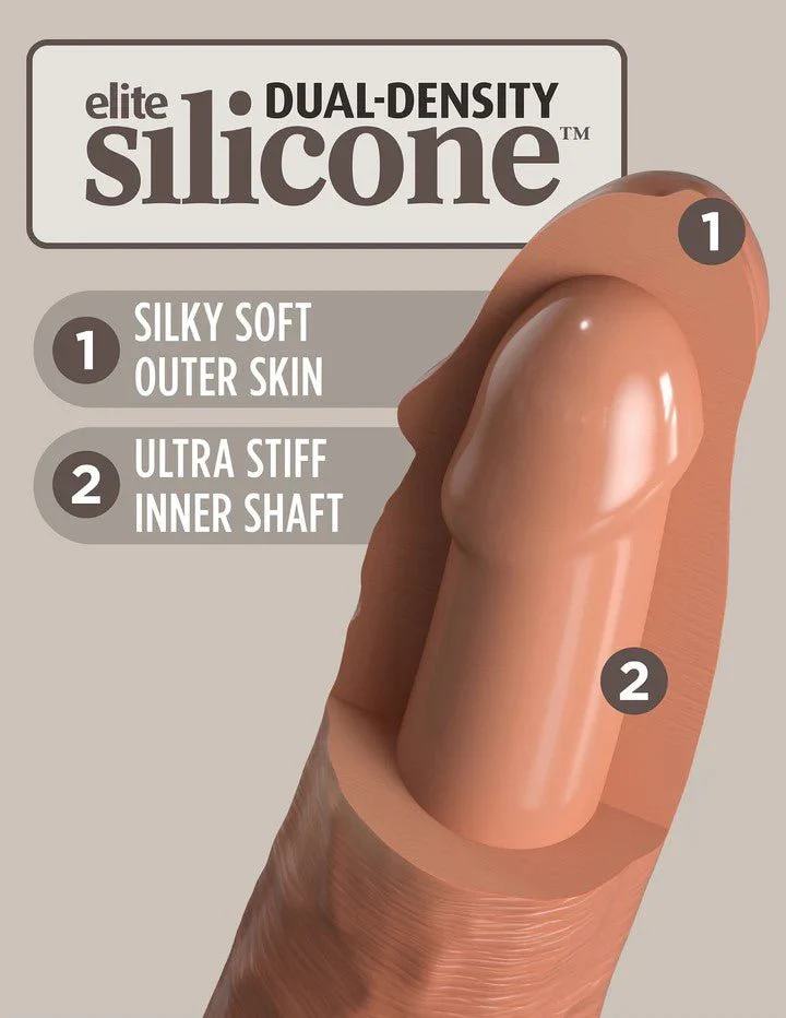 King Cock Elite 7" Dual Density Silicone Cock - Image 6
