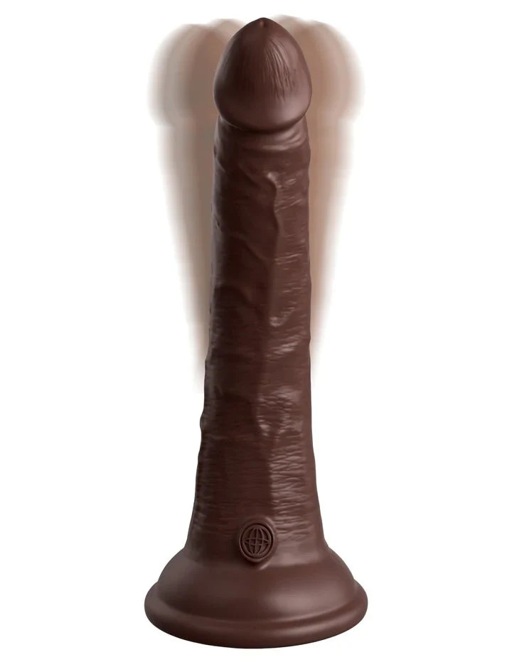 King Cock Elite Dual Density Vibrating Silicone Cock - Image 24