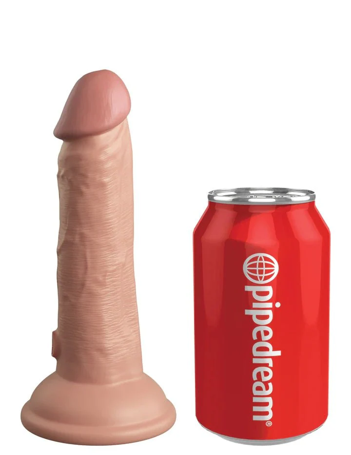 King Cock Elite Dual Density Vibrating Silicone Cock - Image 37