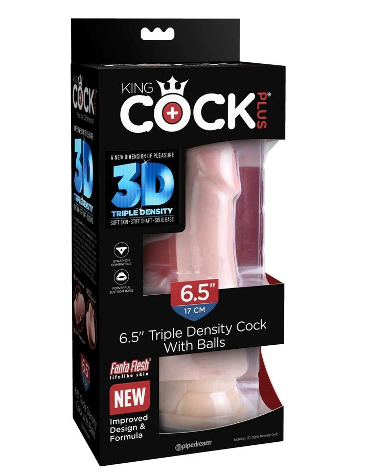 King Cock Plus Triple Density Cock With Balls