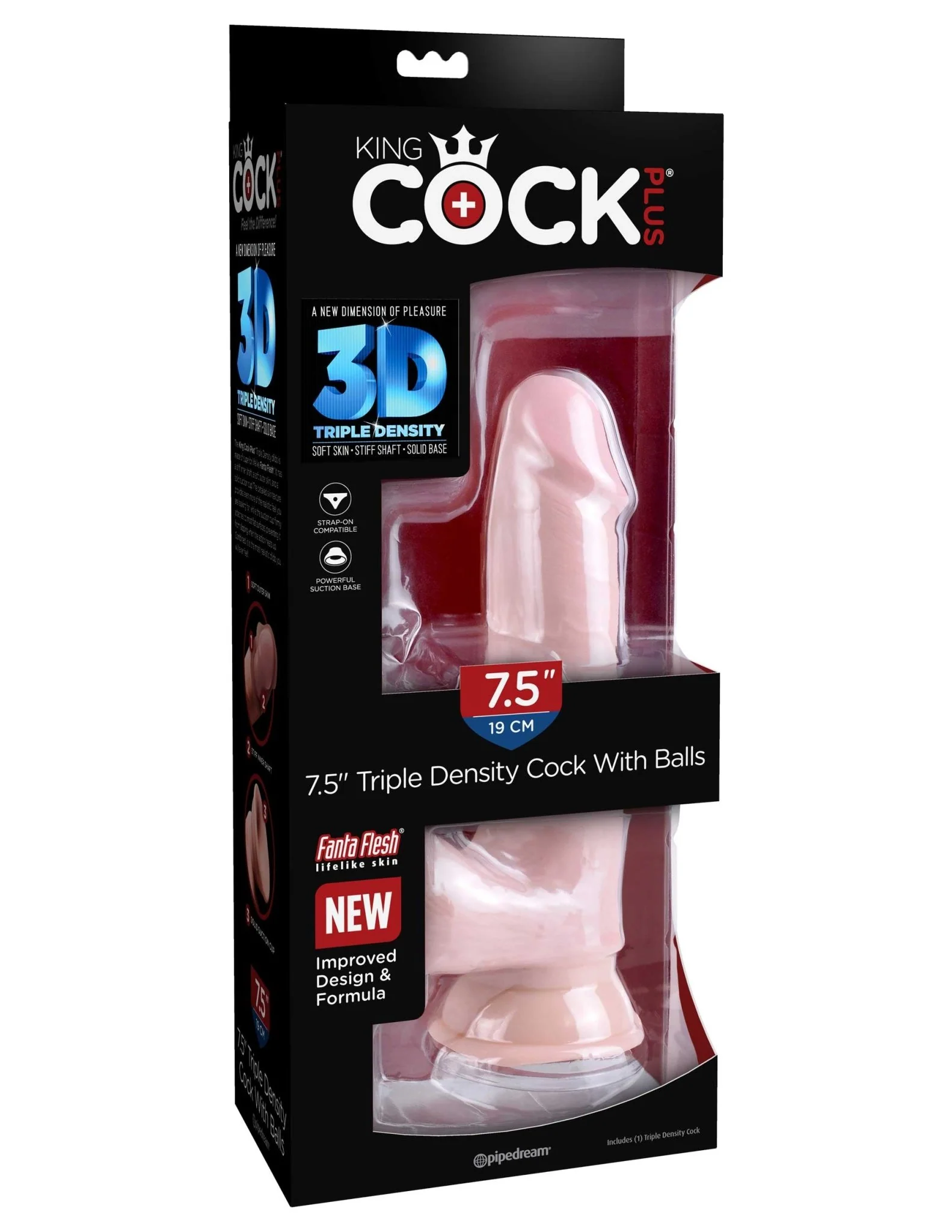 King Cock Plus Triple Density Cock With Balls - Image 12