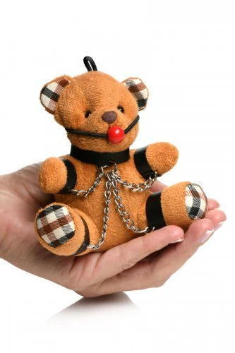 Master Series Gagged Teddy Bear Keychain - Image 2