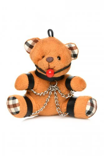 Master Series Gagged Teddy Bear Keychain - Image 3