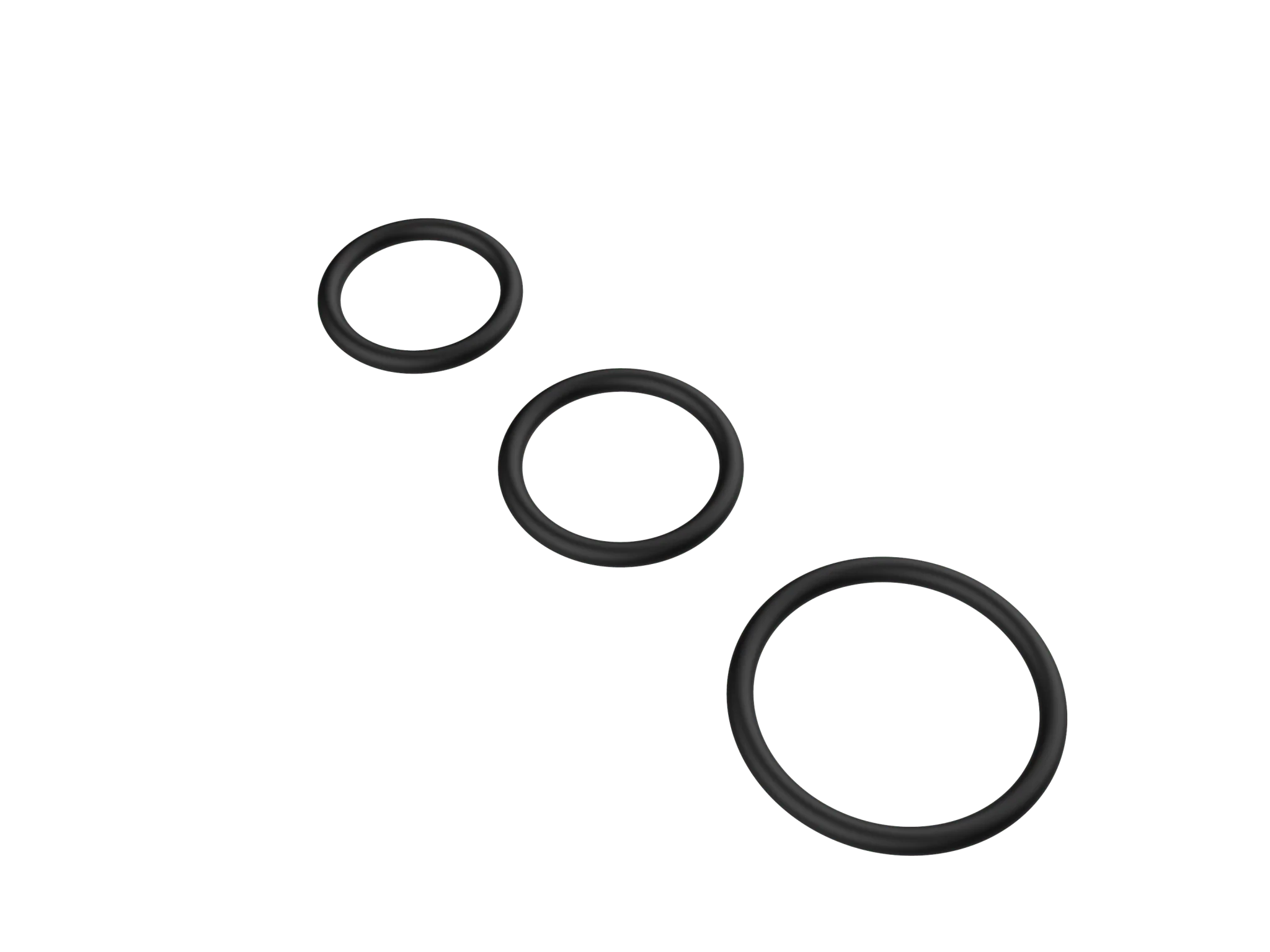 Men.com Man Bands 3pc Silicone Ring Set - Image 3