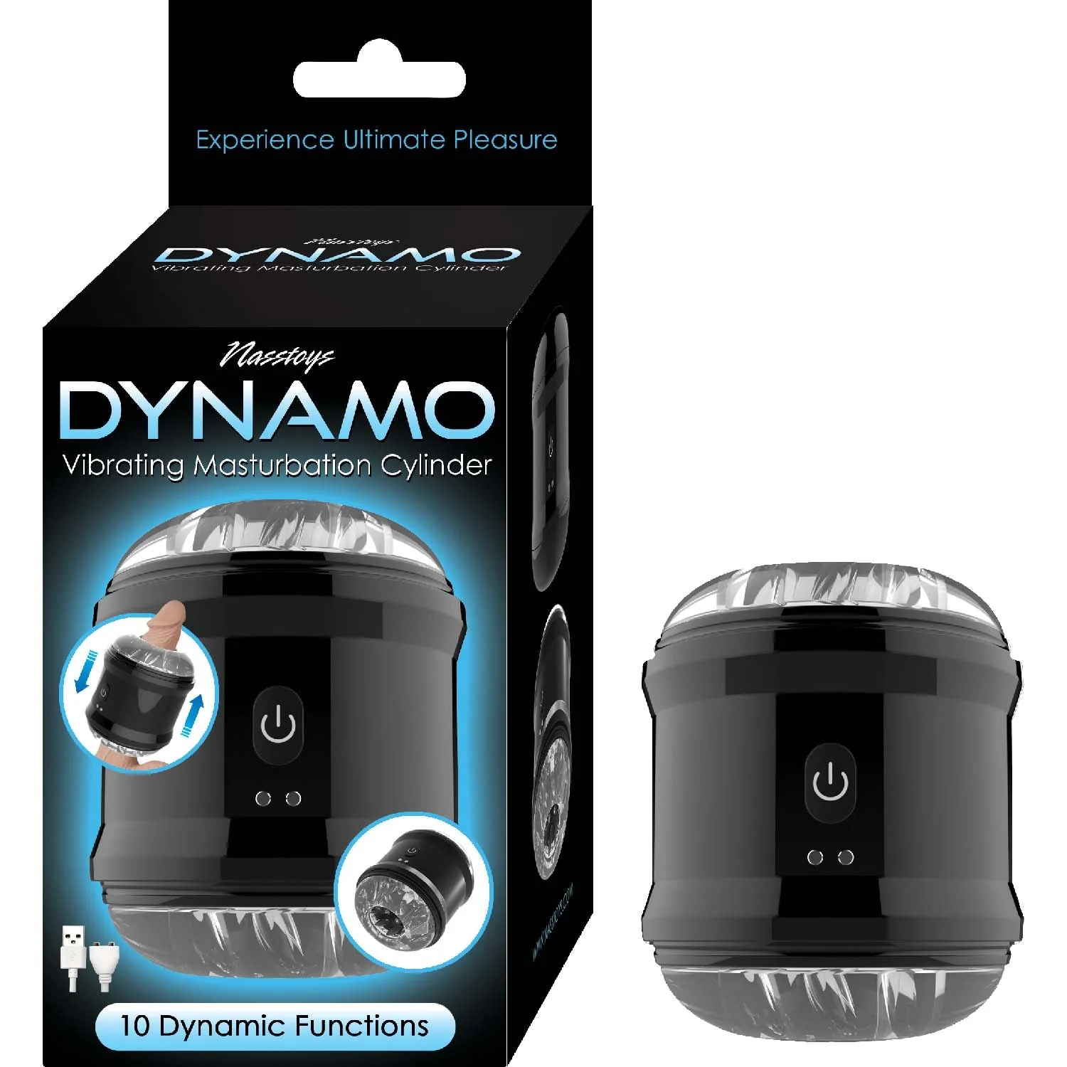 Dynamo Vibrating Masturbator Cylinder