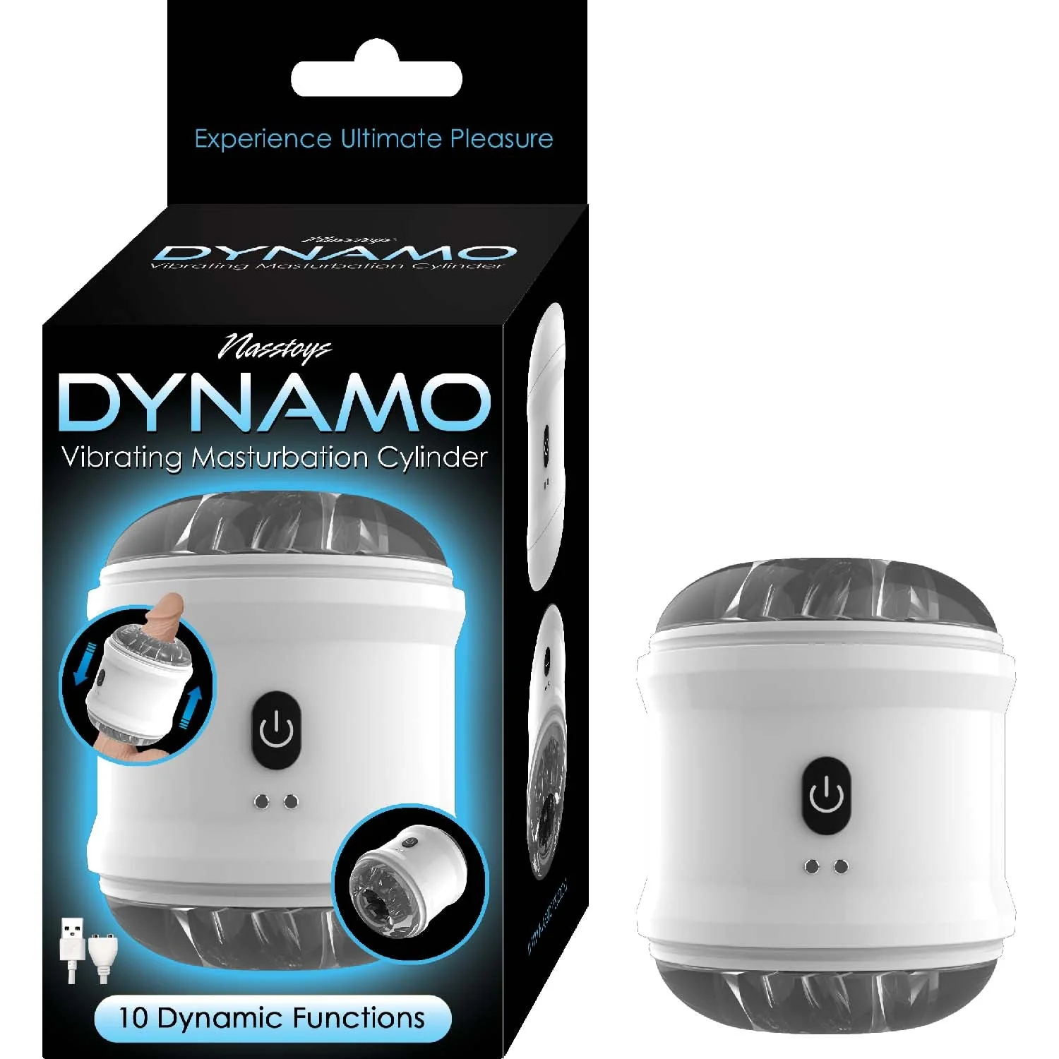 Dynamo Vibrating Masturbator Cylinder - Image 5