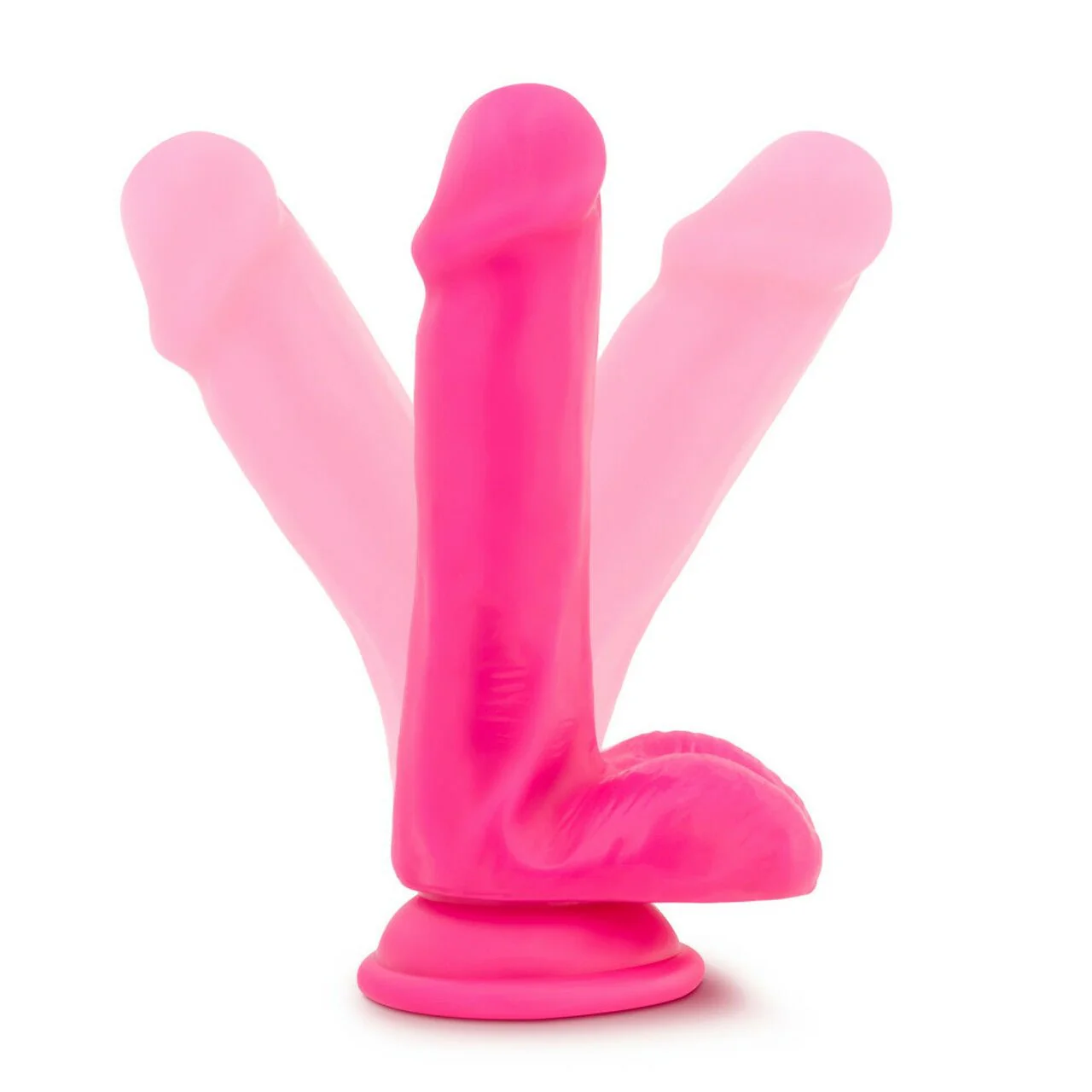 Neo Silicone Dual Density Cock With Balls - Image 10