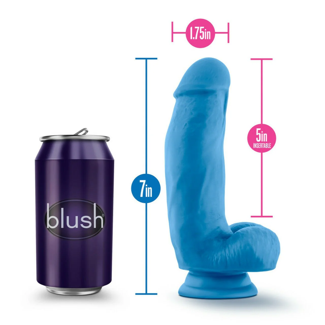 Neo Silicone Dual Density Cock With Balls - Image 18