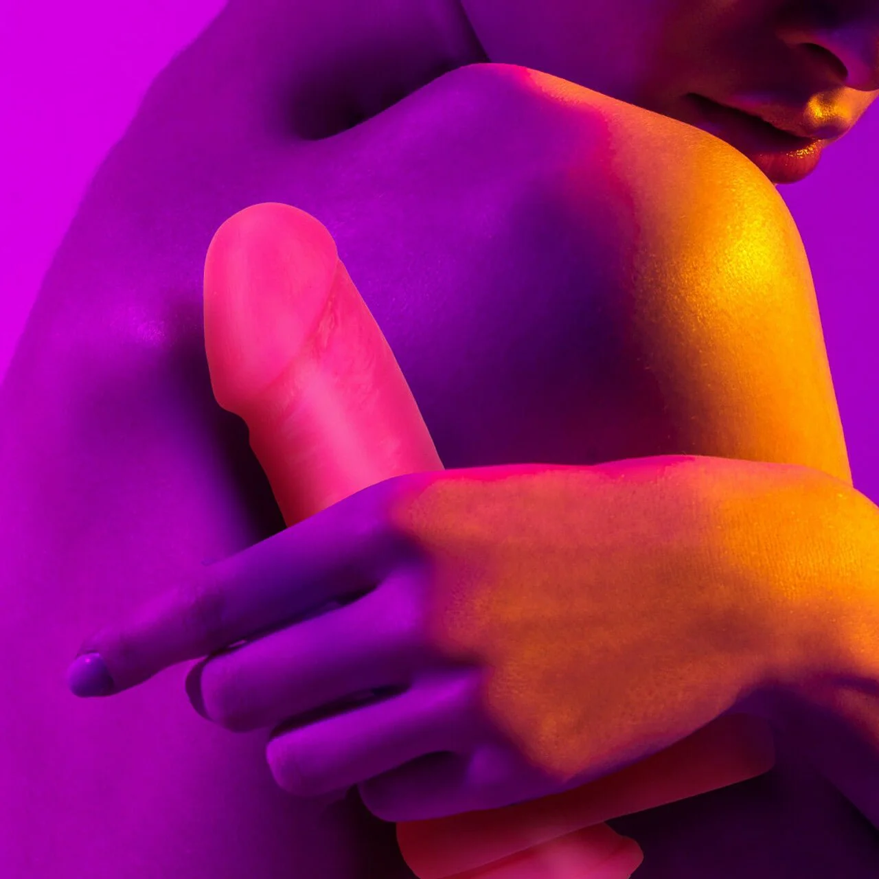 Neo Silicone Dual Density Cock With Balls - Image 41