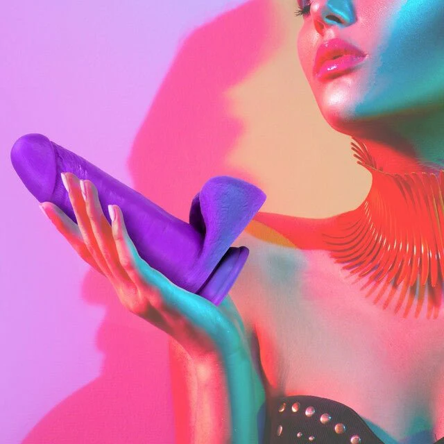 Neo Silicone Dual Density Cock With Balls - Image 48