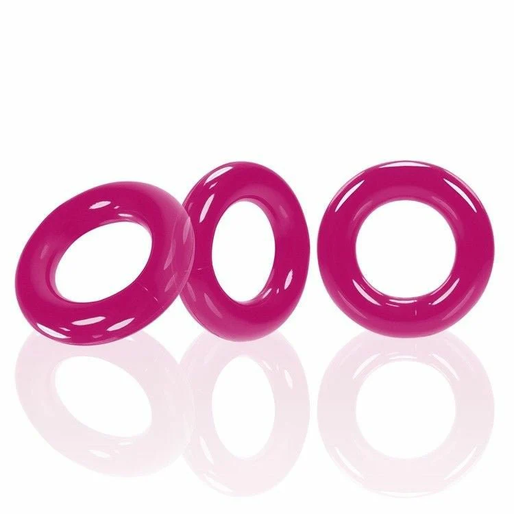 Oxballs Willy Rings 3Pk - Hot Pink - Image 2