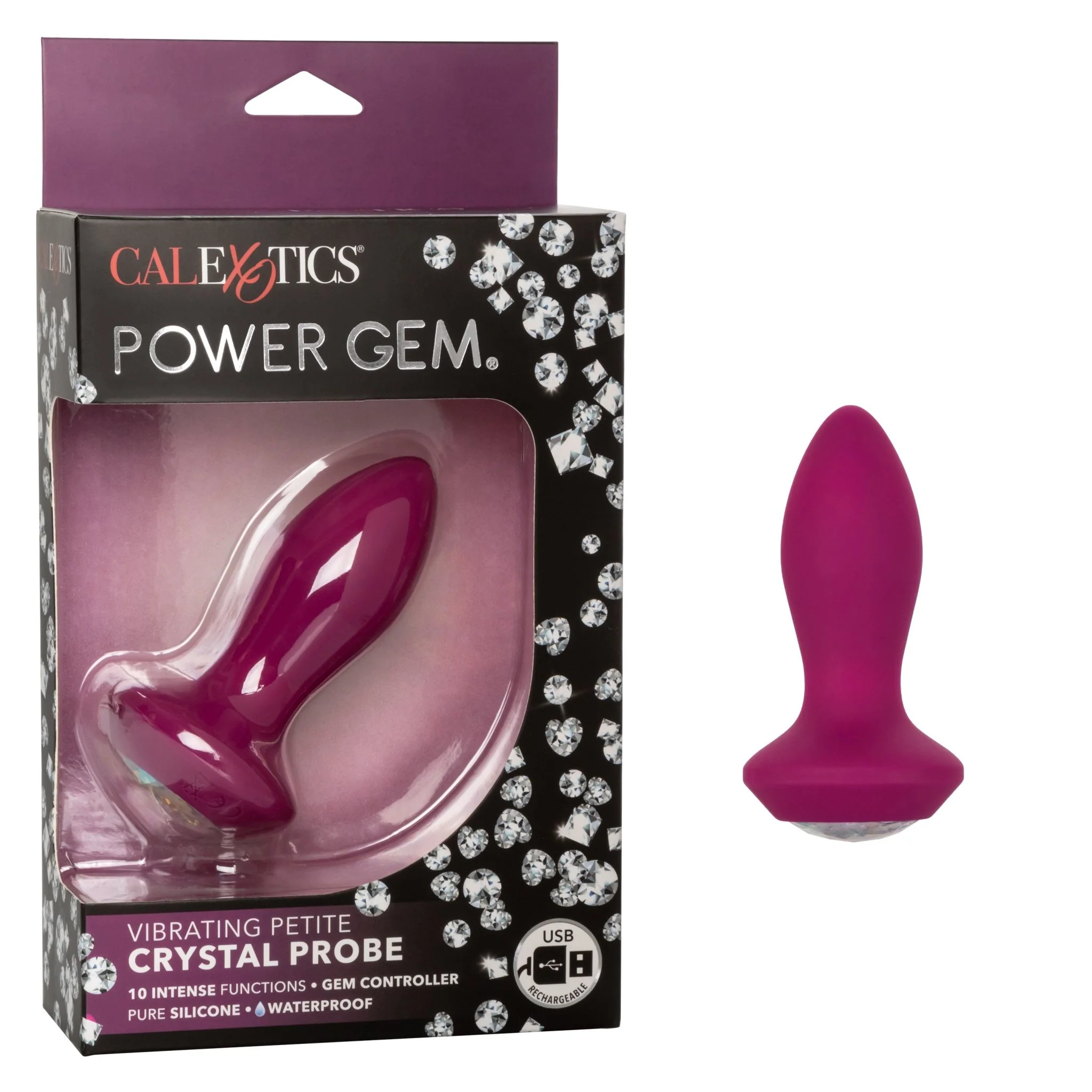 Power Gems Vibrating Crystal Petite Probe