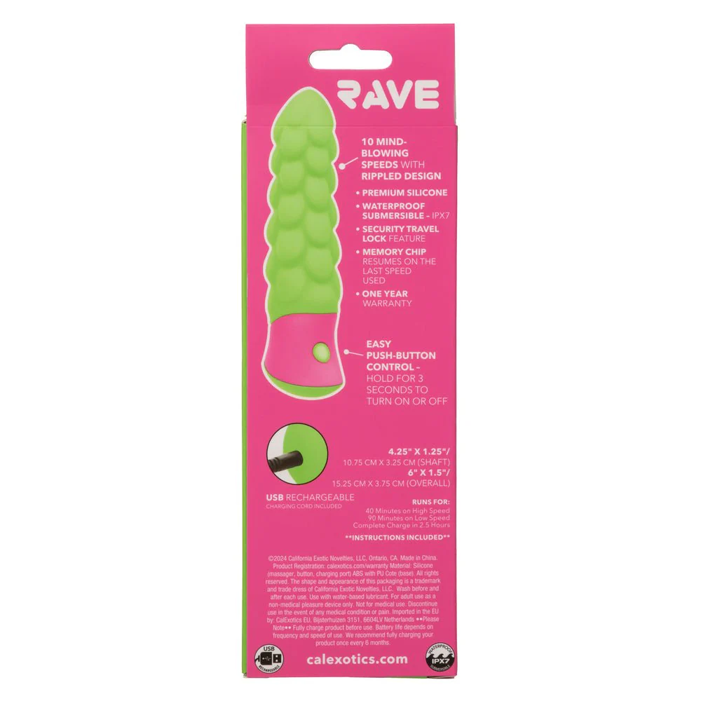 Rave Ripple Textured Vibrator - Image 6