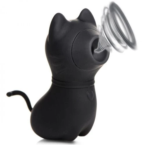Shegasm Sucky Kitty 7x Clitoral Stimulator - Black - Image 5