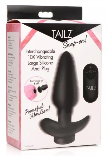 Tailz Snap-On Vibrating Interchangeable Anal Plug - Image 4