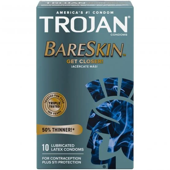Trojan Sensitivity Bareskin Latex Condoms - Image 2