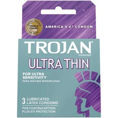 Trojan Sensitivity Ultra Thin 3Pk