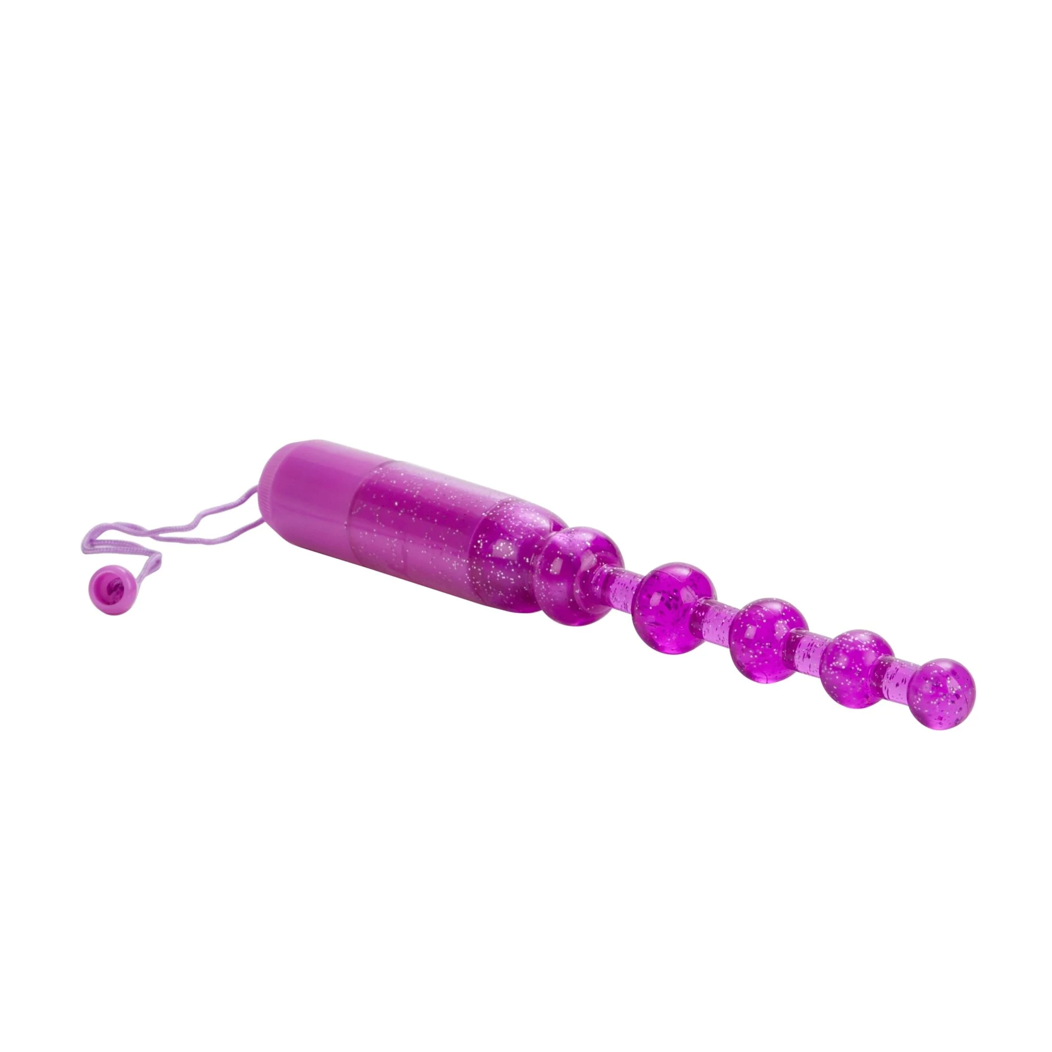 Waterproof Vibrating Pleasure Beads - Purple - Image 5