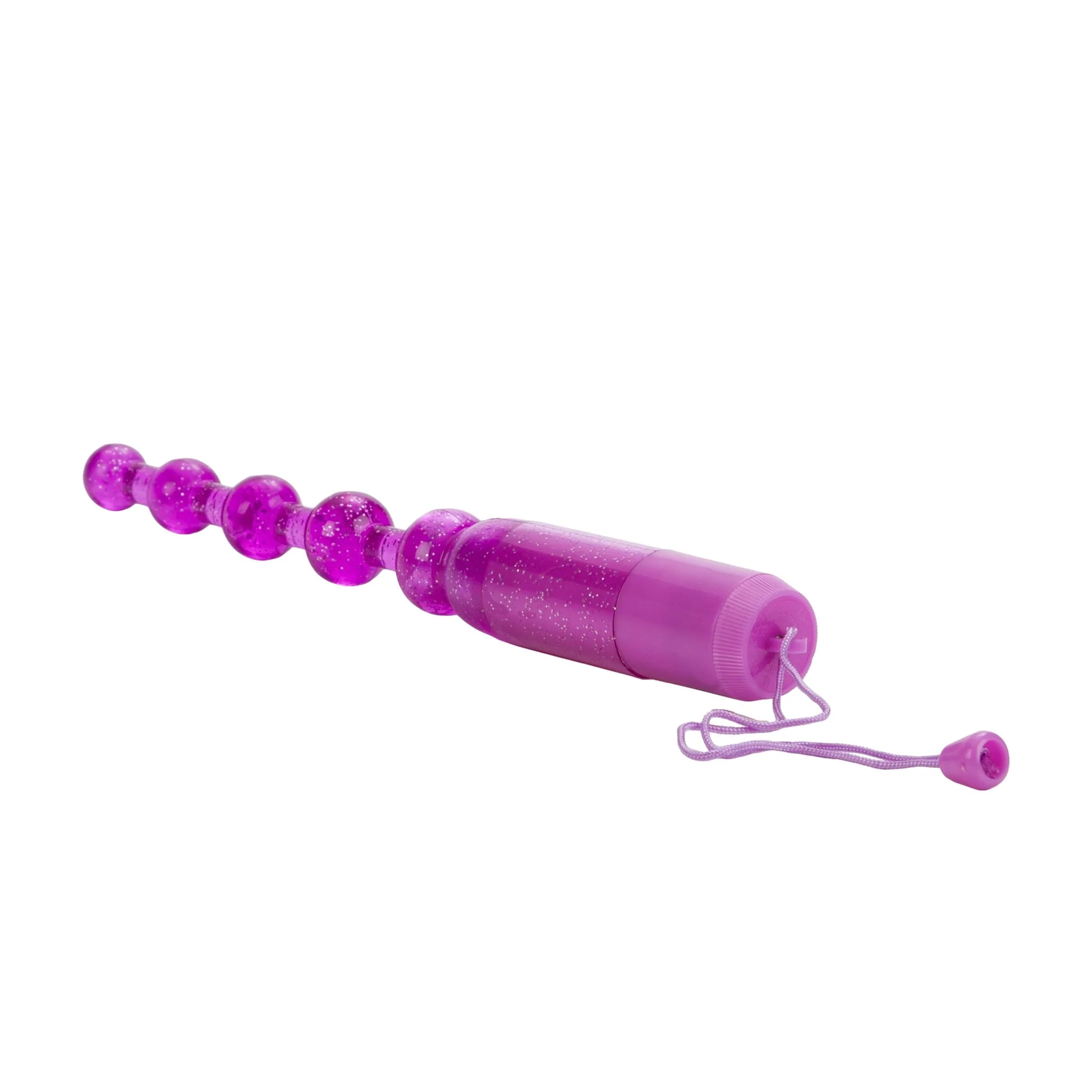 Waterproof Vibrating Pleasure Beads - Purple - Image 6