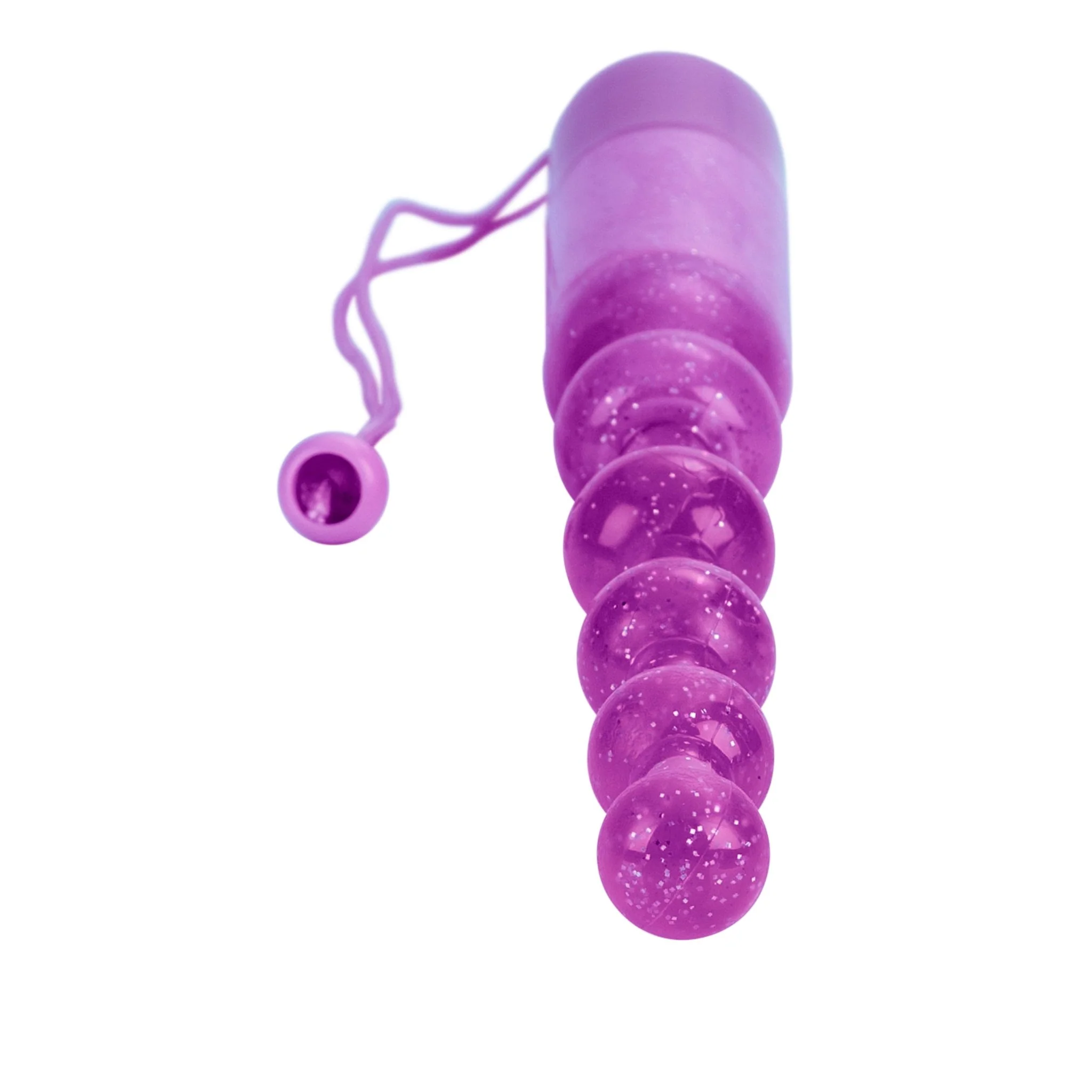 Waterproof Vibrating Pleasure Beads - Purple - Image 7